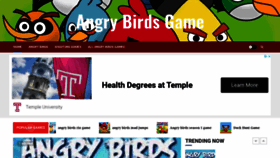 What Angry-birdsgame.com website looked like in 2022 (1 year ago)