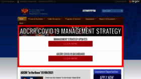 What Azcorrections.gov website looked like in 2022 (1 year ago)