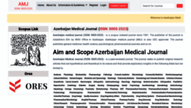 What Azerbaijanmedicaljournal.life website looked like in 2022 (1 year ago)