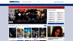 What Animeworld.tv website looked like in 2022 (1 year ago)