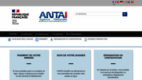 What Antai.gouv.fr website looked like in 2022 (1 year ago)