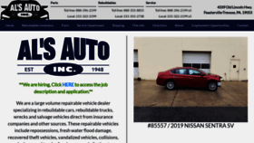 What Alsautopa.com website looked like in 2022 (1 year ago)