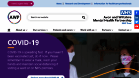What Awp.nhs.uk website looked like in 2022 (1 year ago)