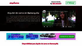 What Alquilerdecarrosenbarranquilla.com website looked like in 2022 (1 year ago)