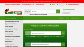 What Agrooroszi.hu website looked like in 2022 (1 year ago)