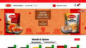 What Aachifoods.com website looked like in 2022 (1 year ago)