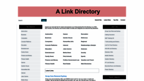 What Alinkdirectory.info website looked like in 2022 (1 year ago)