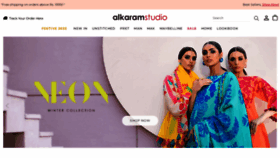 What Alkaramstudio.com website looked like in 2022 (1 year ago)
