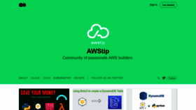 What Awstip.com website looked like in 2022 (1 year ago)