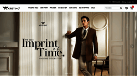 What Aristino.com website looked like in 2022 (2 years ago)