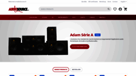 What Audiosource.ch website looked like in 2022 (1 year ago)