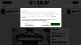 What Amagerliv.dk website looked like in 2022 (1 year ago)