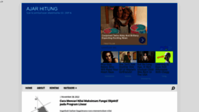 What Ajarhitung.com website looked like in 2022 (1 year ago)