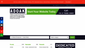 What Adoak.com website looked like in 2022 (1 year ago)