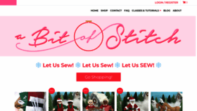 What Abitofstitch.com website looked like in 2022 (1 year ago)