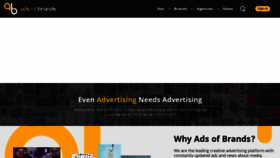 What Adsofbrands.net website looked like in 2022 (1 year ago)