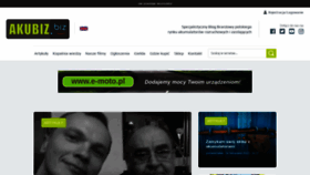 What Akubiz.biz website looked like in 2022 (1 year ago)