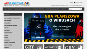 What Aleplanszowki.pl website looked like in 2022 (1 year ago)