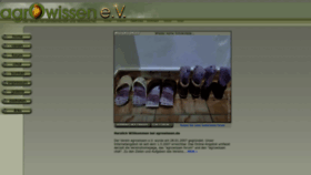 What Agrowissen.de website looked like in 2022 (1 year ago)