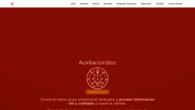 What Auxiliarjuridico.com website looked like in 2022 (1 year ago)