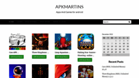 What Apkmartins.com website looked like in 2022 (1 year ago)