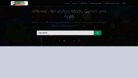 What Apkreel.com website looked like in 2022 (1 year ago)