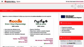 What Agora.xtec.cat website looked like in 2022 (1 year ago)