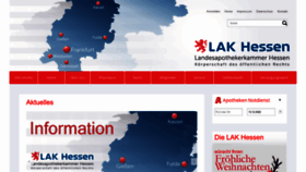 What Apothekerkammer.de website looked like in 2022 (1 year ago)