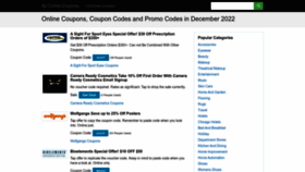 What Azonlinecoupons.com website looked like in 2022 (1 year ago)