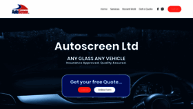 What Autoscreenltd.co.uk website looked like in 2022 (1 year ago)