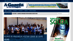 What Agazetadovale.com.br website looked like in 2022 (1 year ago)