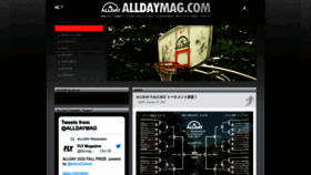 What Alldaymag.com website looked like in 2022 (1 year ago)