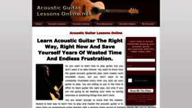 What Acousticguitarlessonsonline.net website looked like in 2022 (1 year ago)