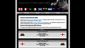 What Autumn-internationals.co.uk website looked like in 2022 (1 year ago)