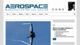 What Aerospacemanufacturinganddesign.com website looked like in 2022 (1 year ago)