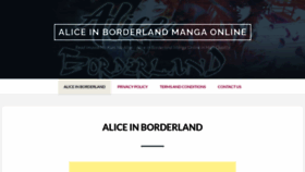 What Alice-in-borderland.com website looked like in 2022 (1 year ago)