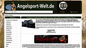 What Angelsport-welt.de website looked like in 2022 (1 year ago)