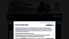 What Autobazar.sk website looked like in 2022 (2 years ago)
