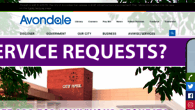 What Avondale.org website looked like in 2022 (1 year ago)