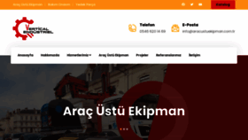 What Aracustuekipman.com.tr website looked like in 2022 (1 year ago)