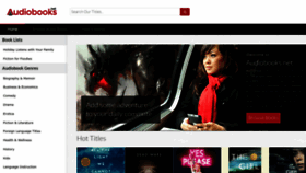 What Audiobooks.net website looked like in 2022 (3 years ago)