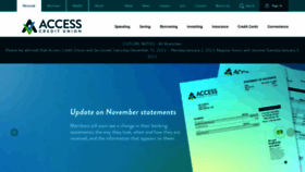 What Accesscu.ca website looked like in 2022 (2 years ago)