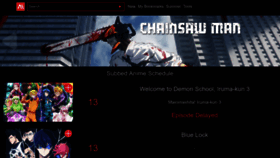 What Animeheaven.me website looked like in 2022 (1 year ago)