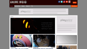 What Animemojo.com website looked like in 2023 (1 year ago)