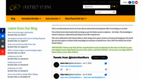 What Astro-vani.com website looked like in 2023 (1 year ago)