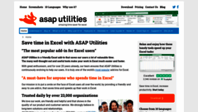 What Asap-utilities.com website looked like in 2023 (1 year ago)