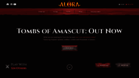 What Alora.io website looked like in 2023 (1 year ago)