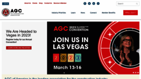 What Agc.org website looked like in 2023 (1 year ago)