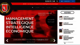 What Aege.fr website looked like in 2023 (1 year ago)