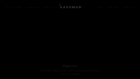 What Aardman.com website looked like in 2023 (1 year ago)